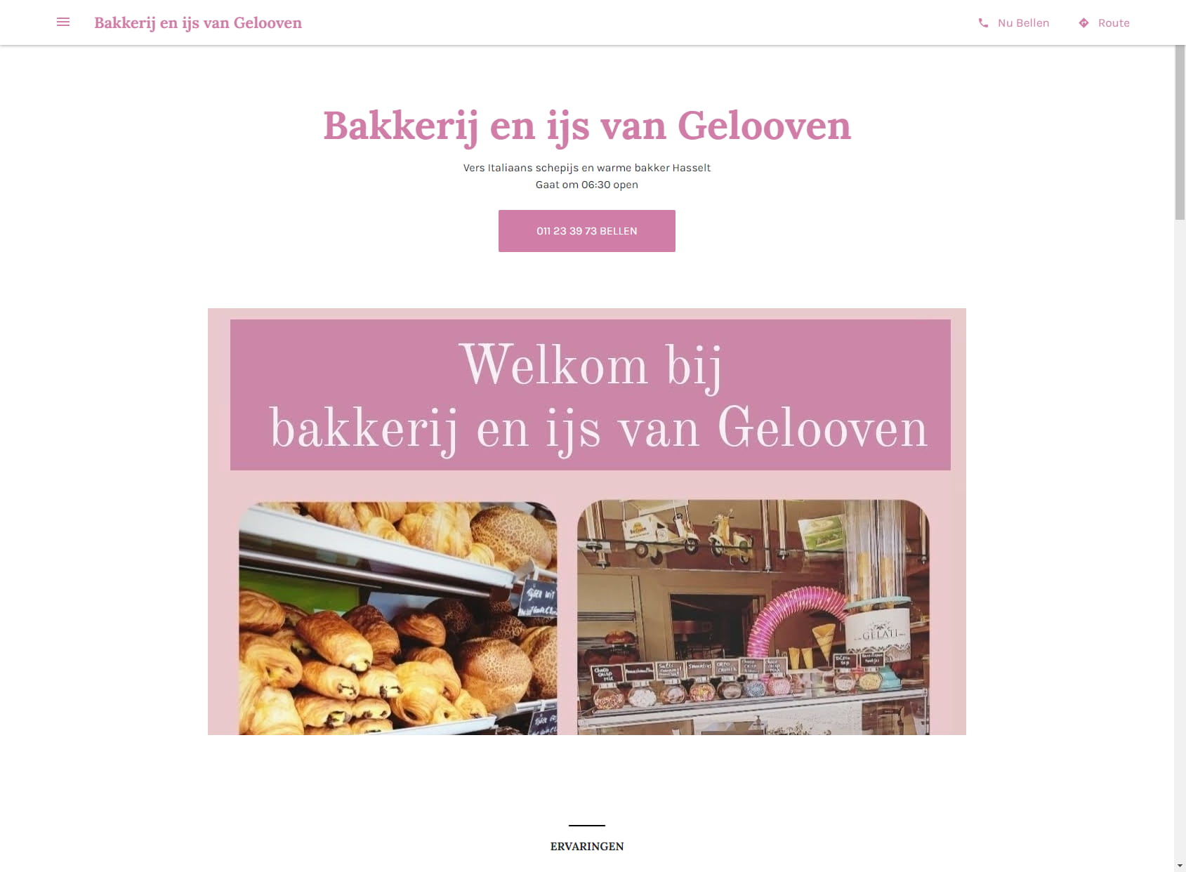 Bakkerij en ijs van Gelooven