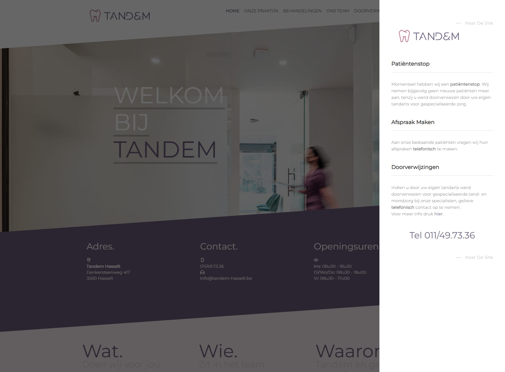 Tandem, Tand- & Mondzorg Hasselt