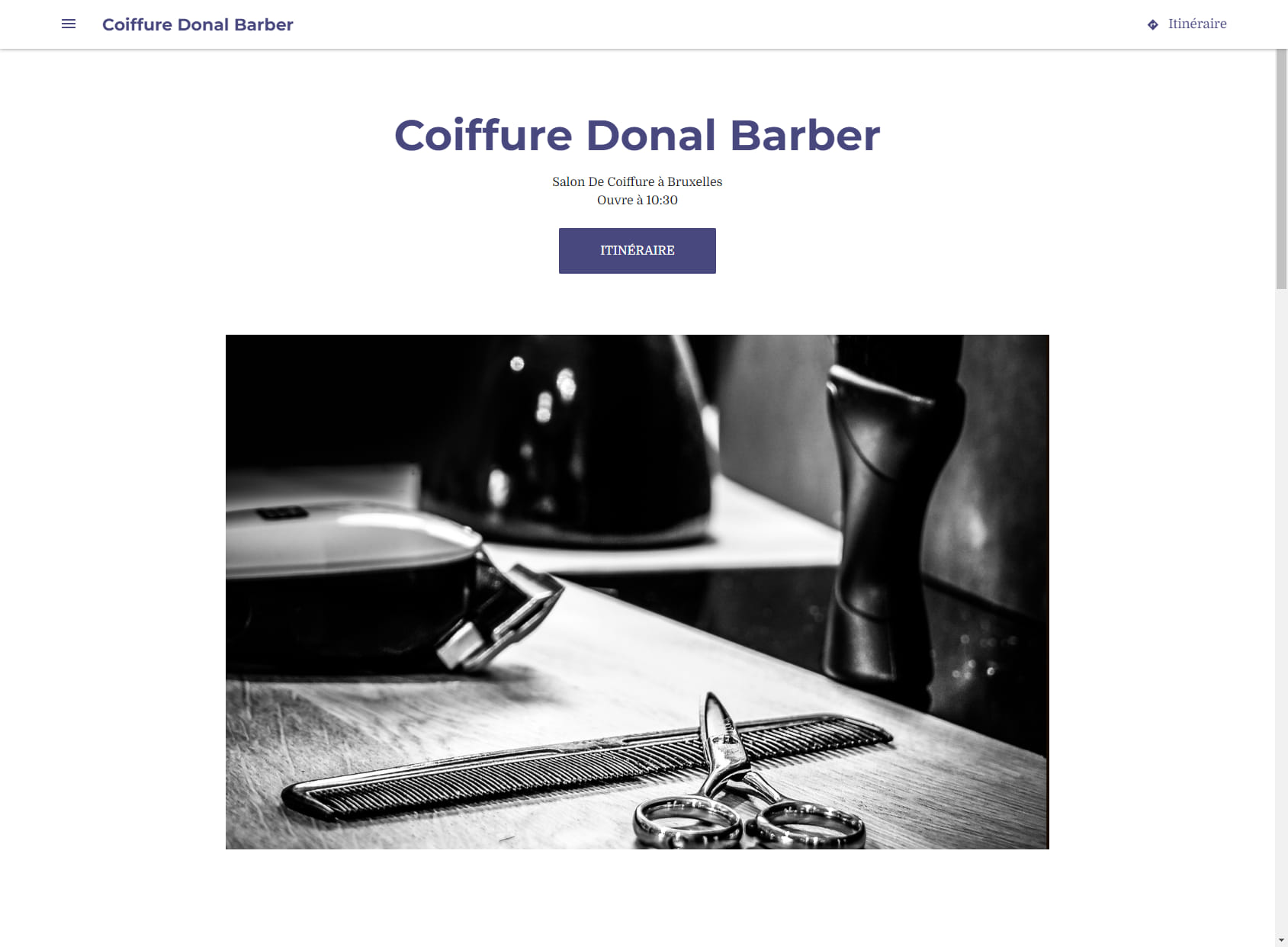 Coiffure Donal Barber