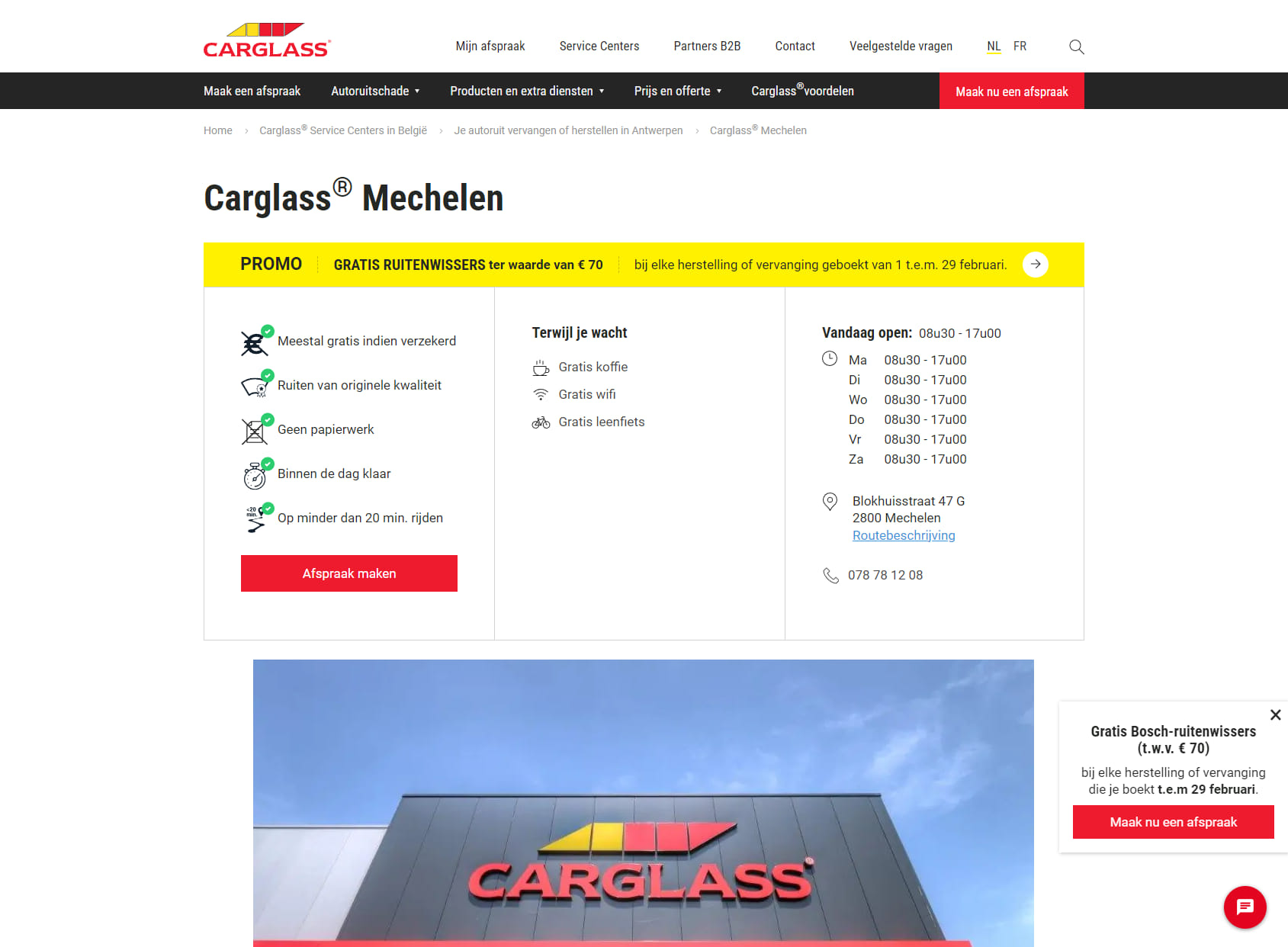 Carglass® Mechelen: Autoruiten vervangen & herstellen