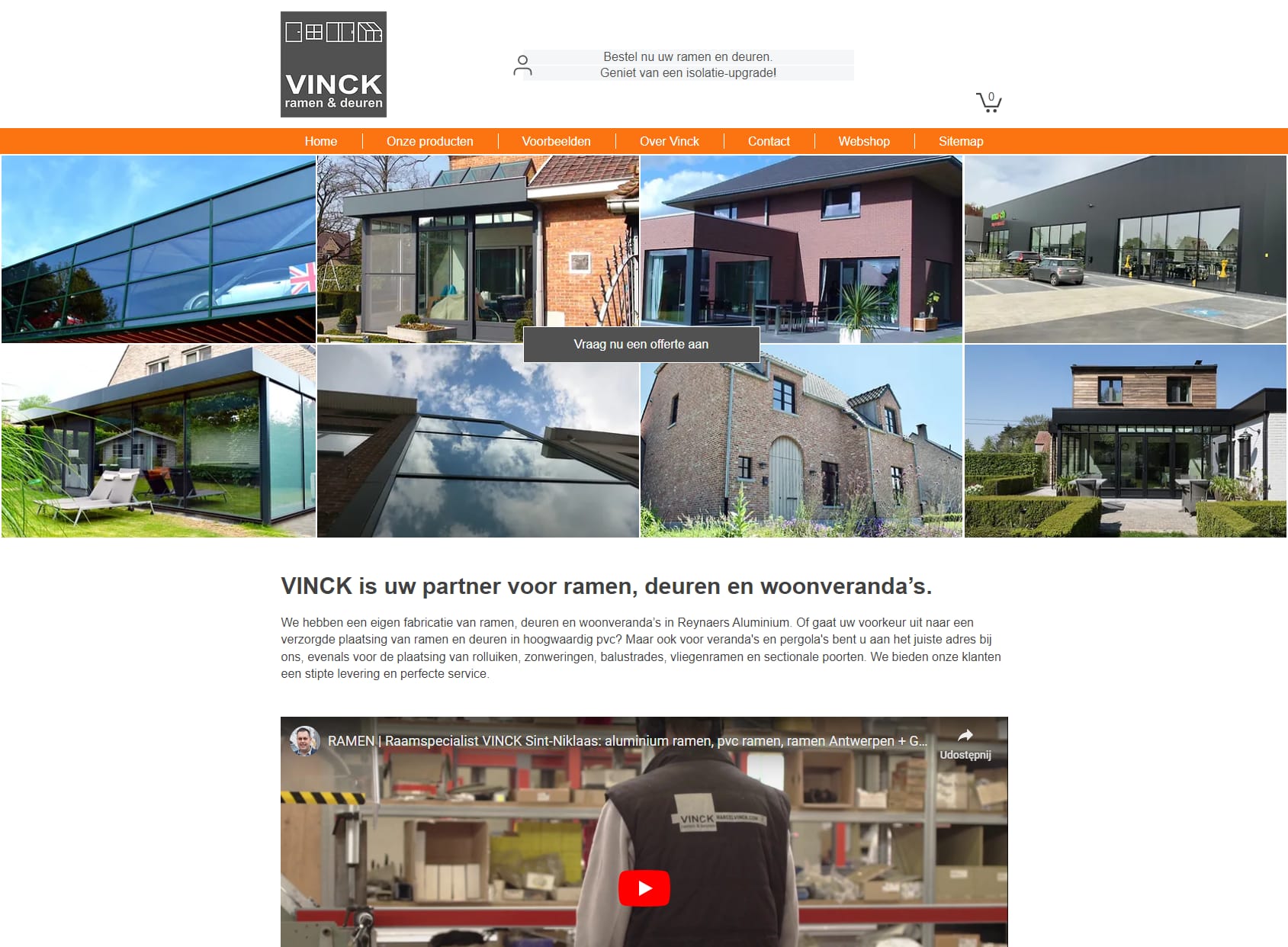 Ramen & deuren: VINCK, Sint-Niklaas (Waasland)