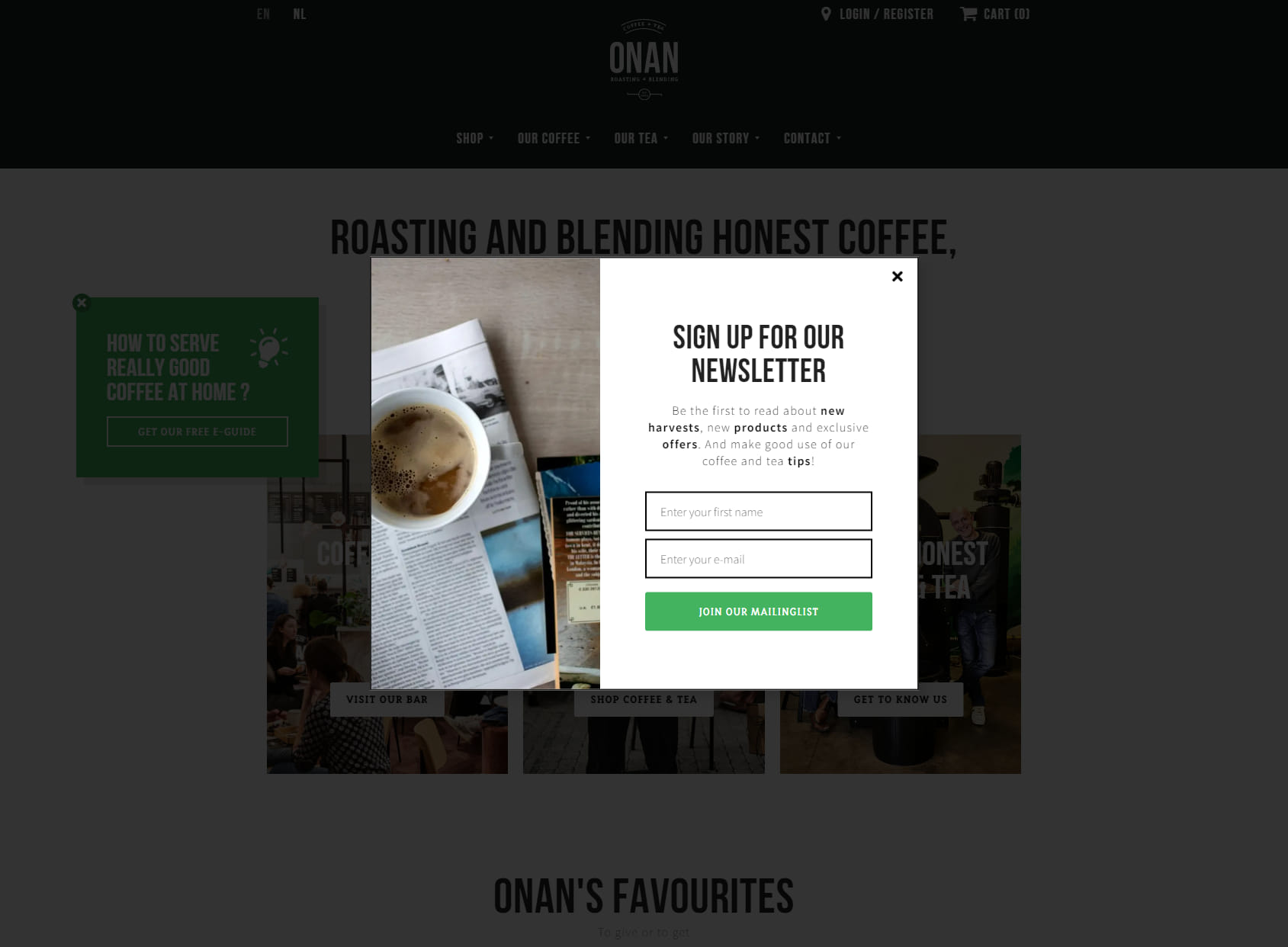 Coffee Onan