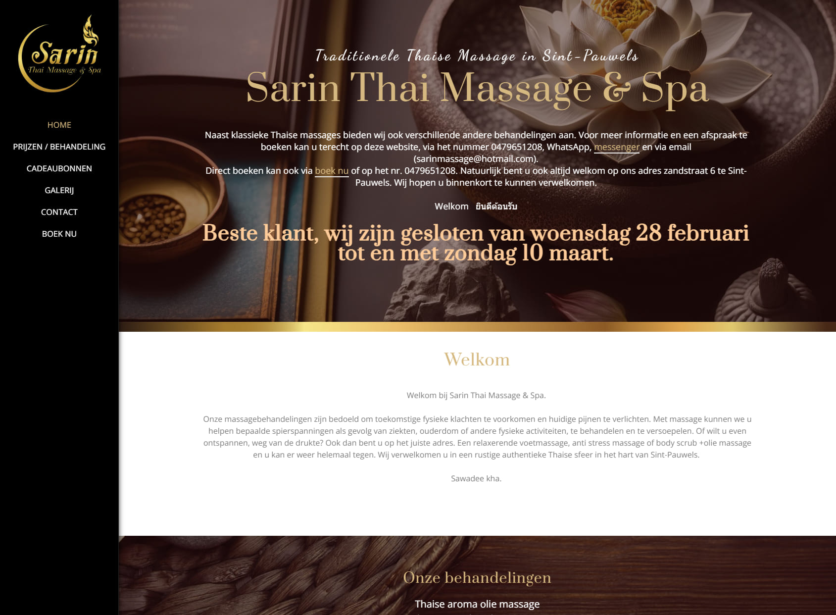 Sarin Thai Massage & Spa