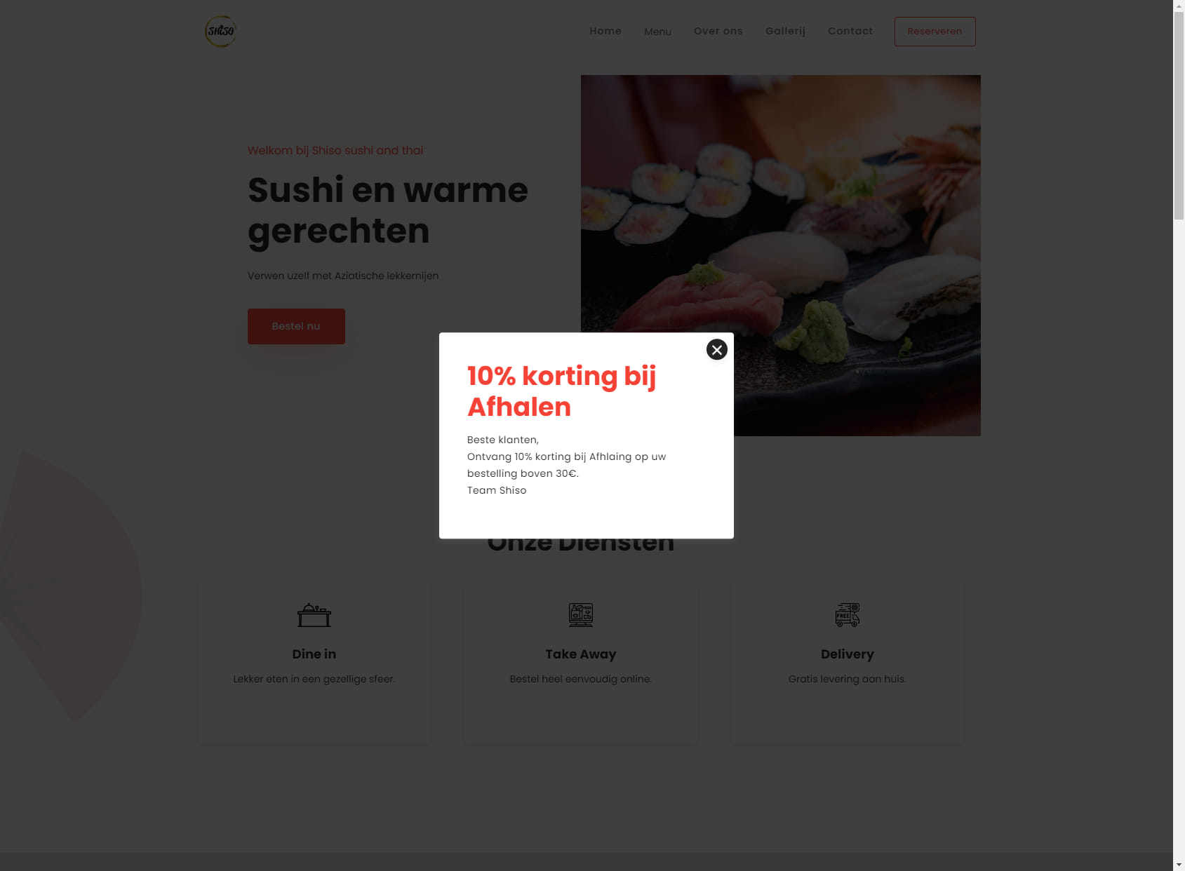 Shiso sushi and thai