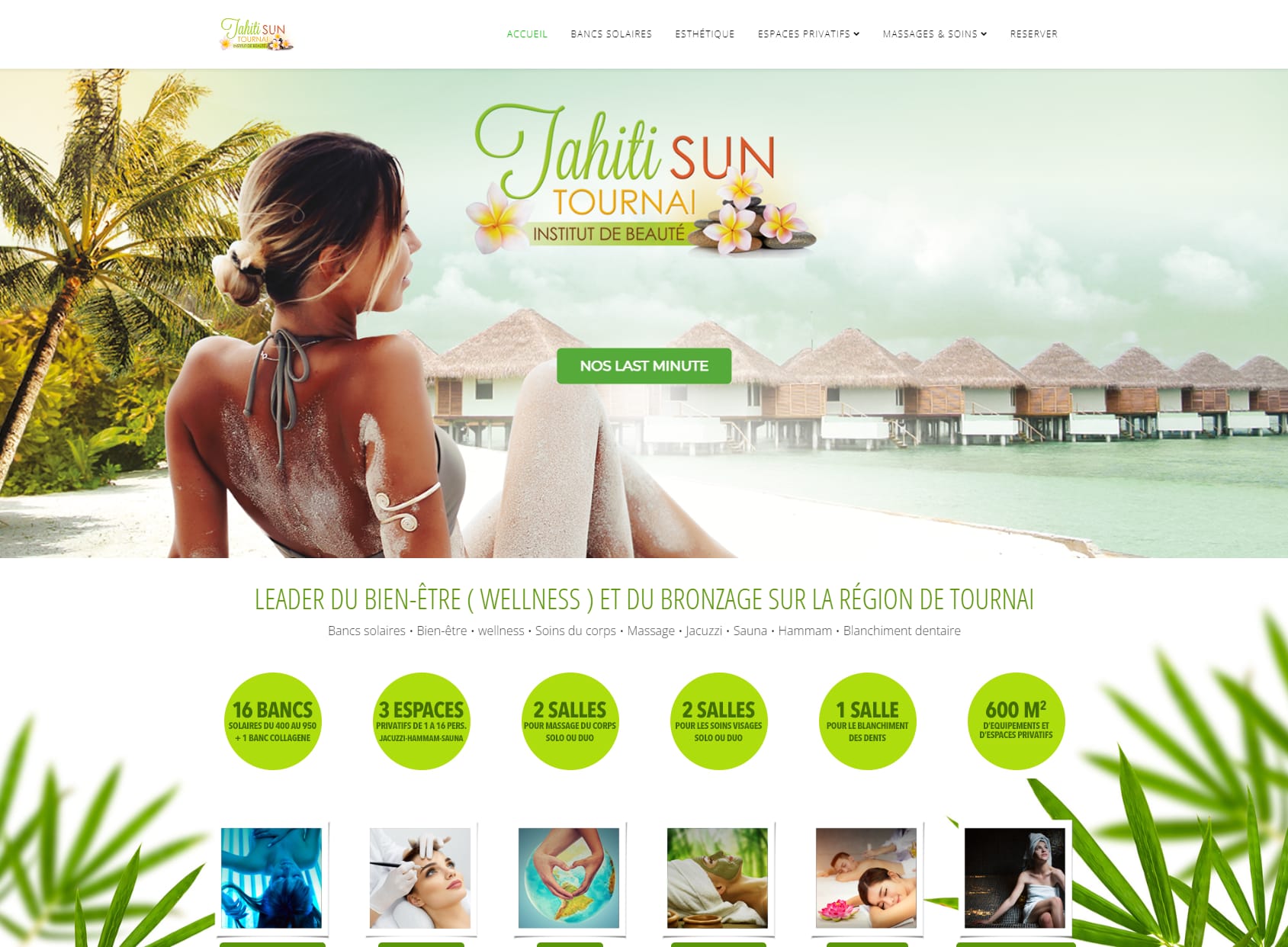 centre de bronzage et wellness Tahiti Sun Tournai